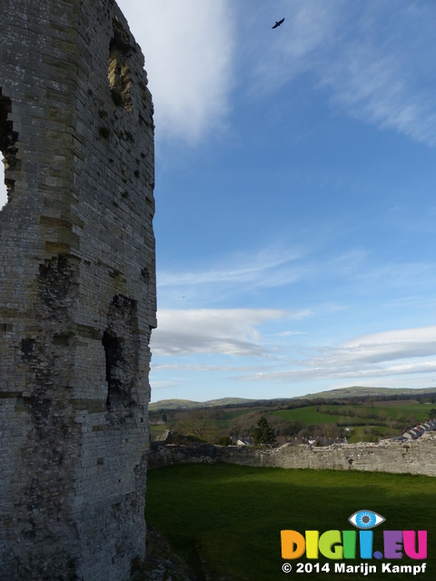 FZ003688 Denbigh Castle view